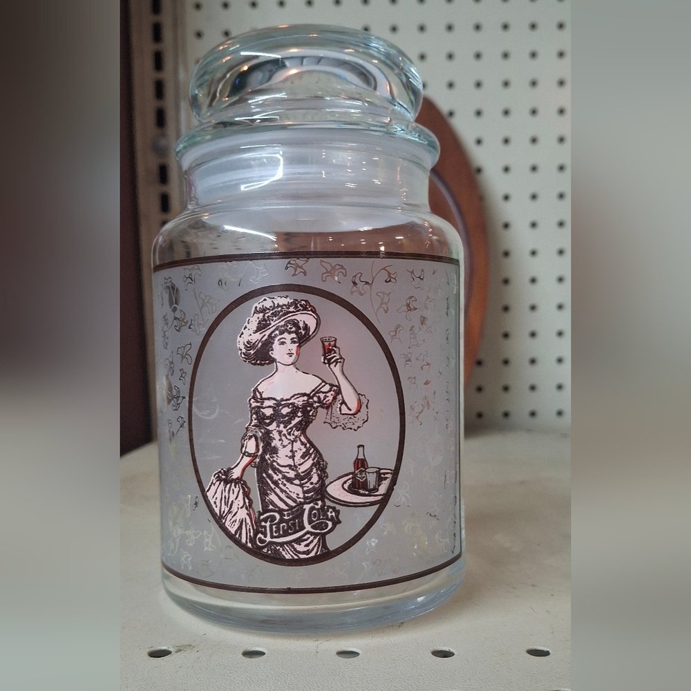 Vintage Style Glass Storage Jar with Lid